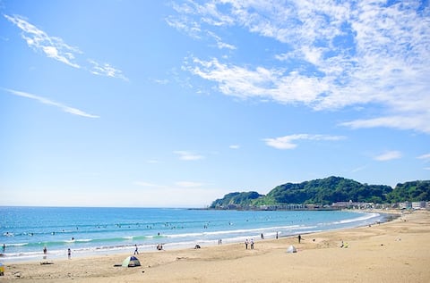 1-minute walk to the sea! 5 minutes from the station, it is also ideal for sightseeing in Kamakura! 