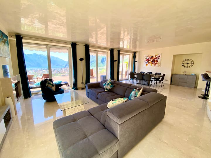 Luxury Villa • Stunning Terrace • Lake Views - Riva del Garda