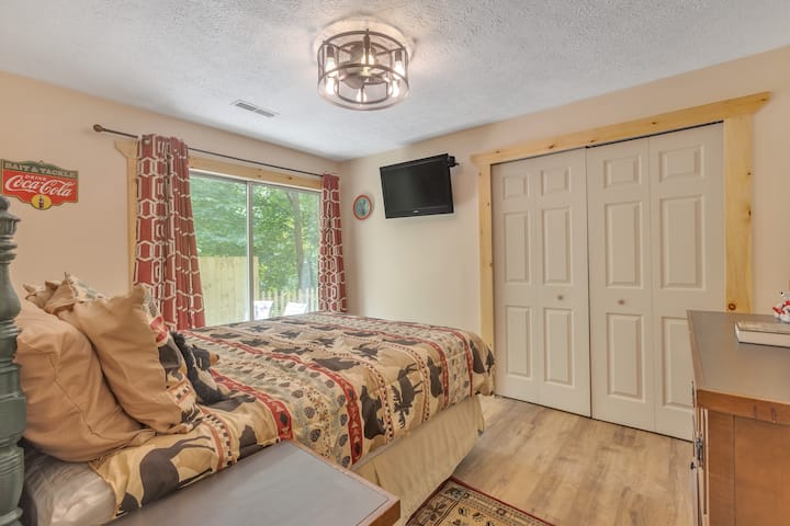 Двойно легло - с плъзгачи към самостоятелен кът за сядане на открито.