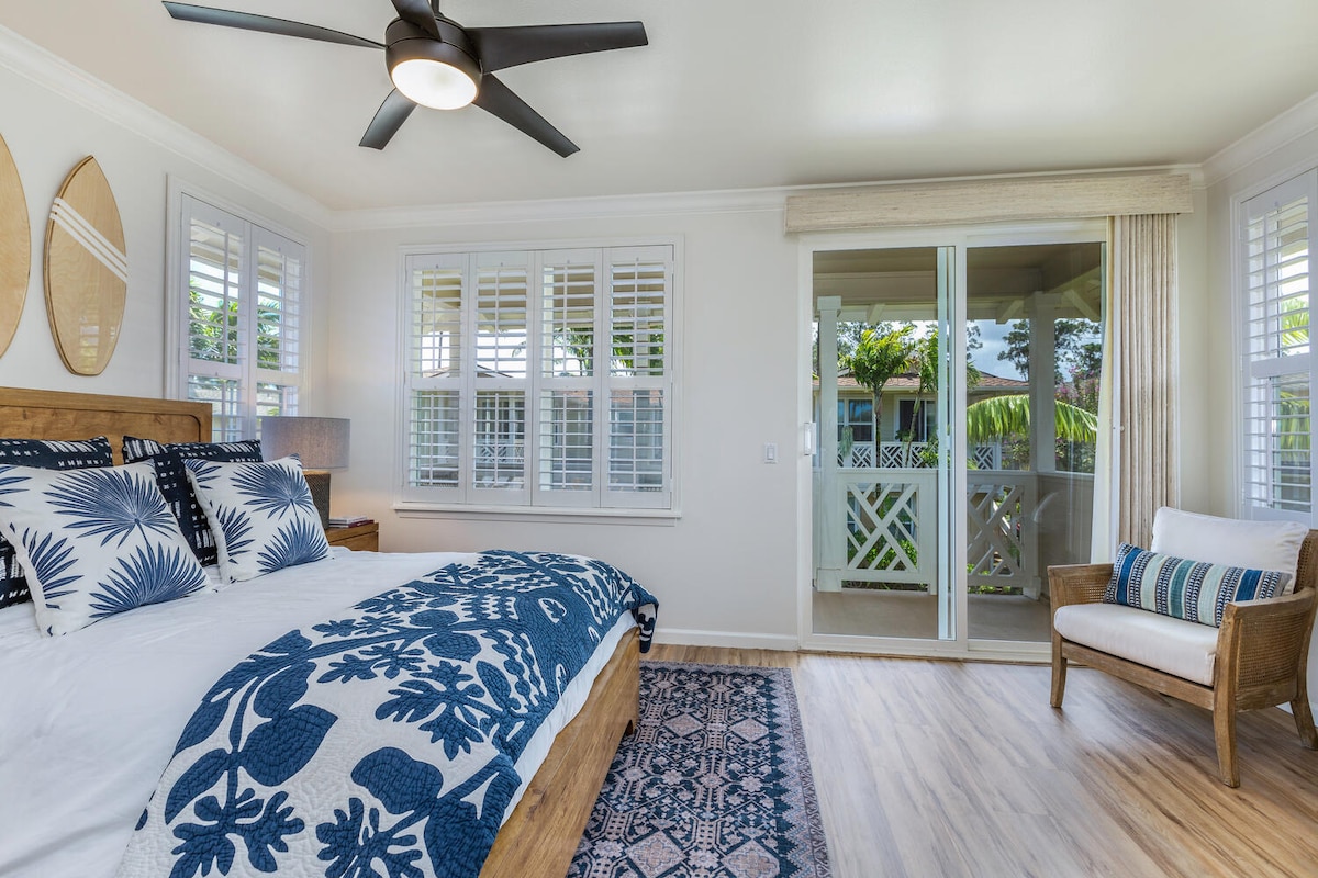 غرفة نوم للضيوف مع لاناي خاص 