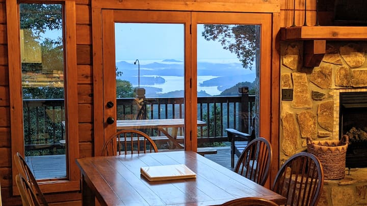 Stunning Blueridge Lake View Cabin *Hottub *Sauna* - Blue Ridge, GA