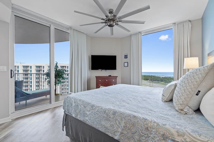 Beautifully decorated second Suite, this unit has 2 very large bedrooms, both with their own balcony access. 