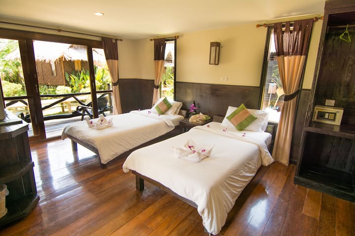 Classic Bungalow with A/C at Mook Lanta Eco Resort - Resorts for Rent in  Koh Lanta, Krabi, Thailand - Airbnb