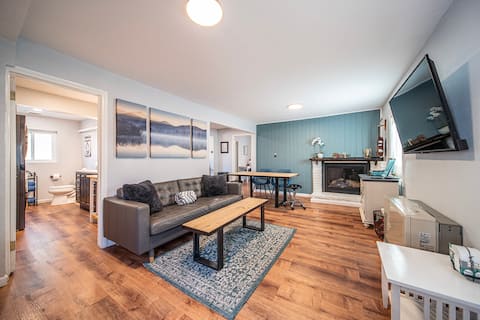 Top performing Airbnb: Vitamin Bear: Cozy Cabin + Hot Tub + Fenced Yard in Big Bear City