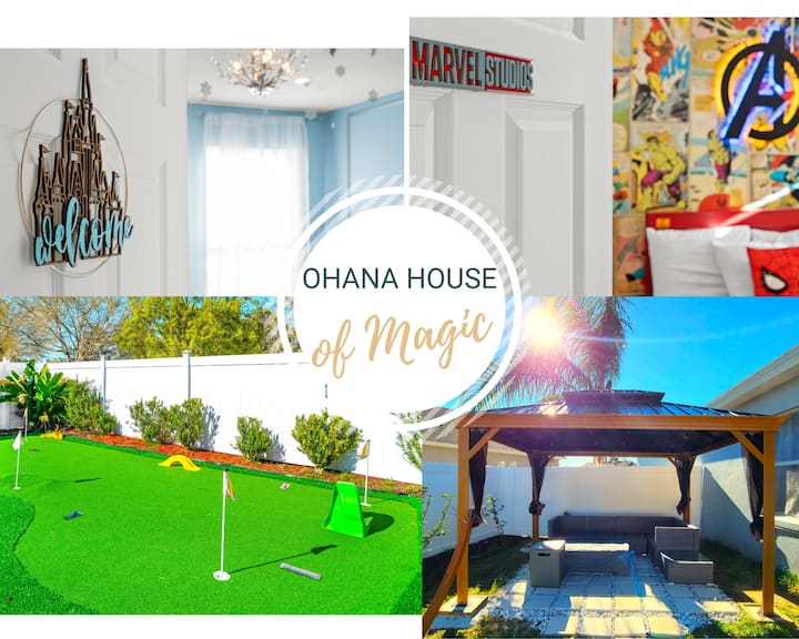 x.ohana_smail.x様♡ ご連絡待 ブライスハウス   ７月２０日追加 Ohana reunion House of Magic! 5BD/3.5B, Pool/SPA - Airbnb