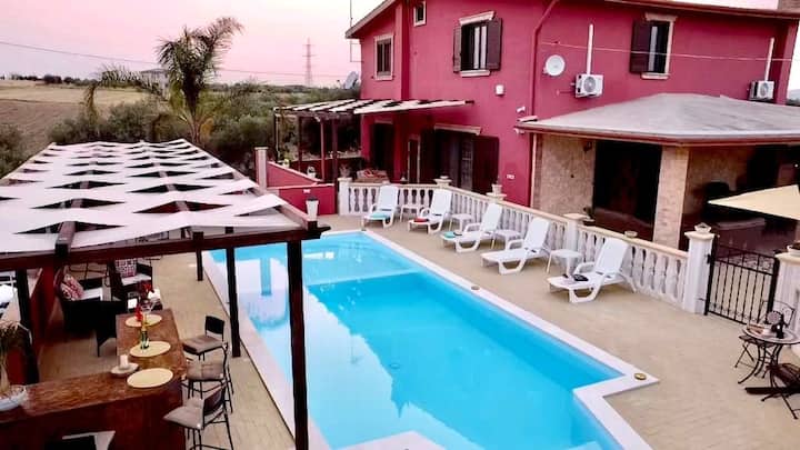 Villa Radiosa, Child-friendly, Fenced Pool,aircon - Agrigento