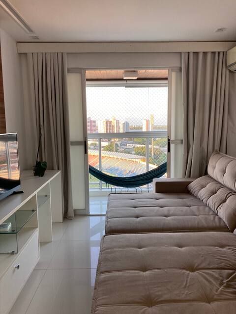 Apto. with a privileged view of the Batistan Arena.