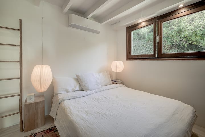 Საძინებელი 1 საკუთარი საშხაპე ოთახით