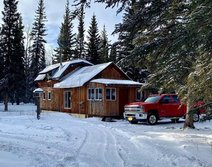 Cabaña rústica aislada junto a la autopista de Alaska - Airbnb