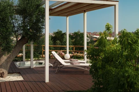 Villetta Verdeca: relaxation, swimming pool, jacuzzi.