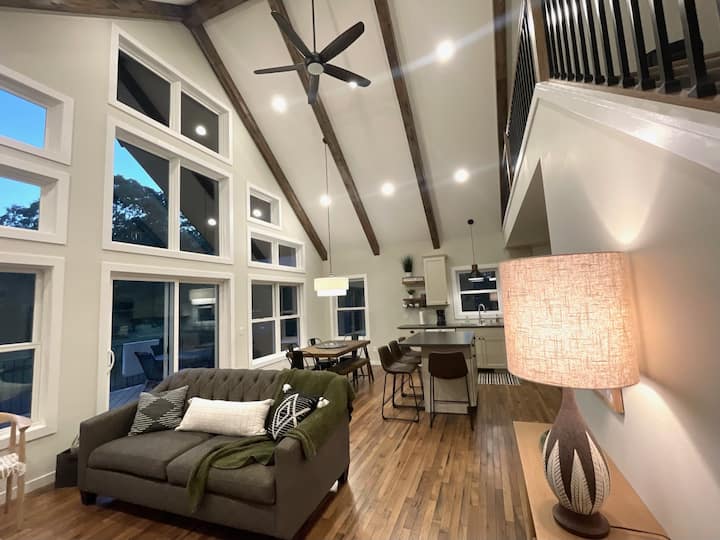 New Chalet Style Home On 2 Acres With Fireplace~ - Cornell, WI
