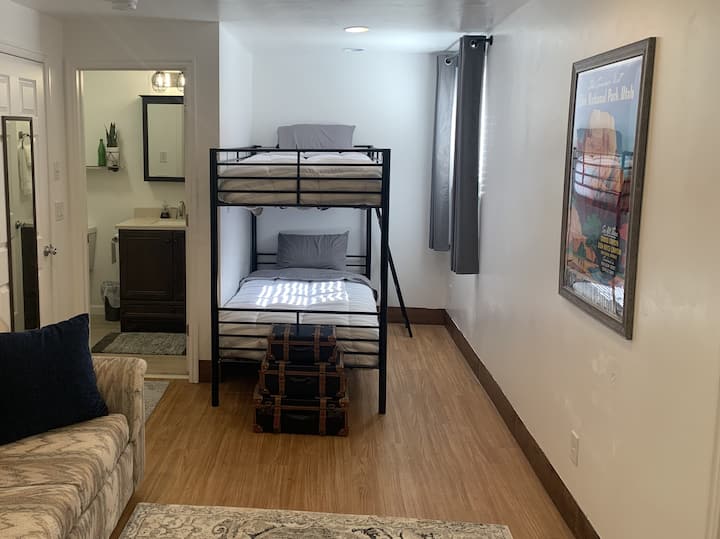 Twin size bunk bed in Bedroom #2