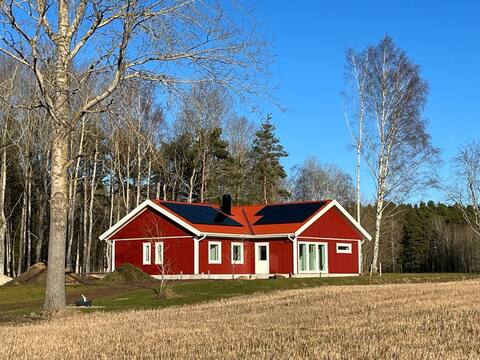 Charming accommodation, surrounded by meadows, fields and forest.