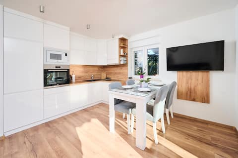 Apartment Morje | Beachfront & balcony & parking