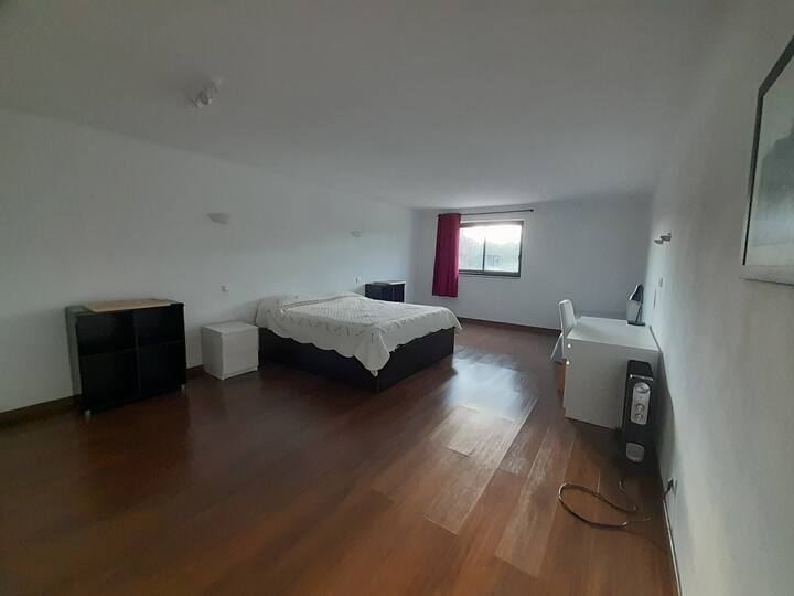 Suite #5 with king sized bed and private bathroom