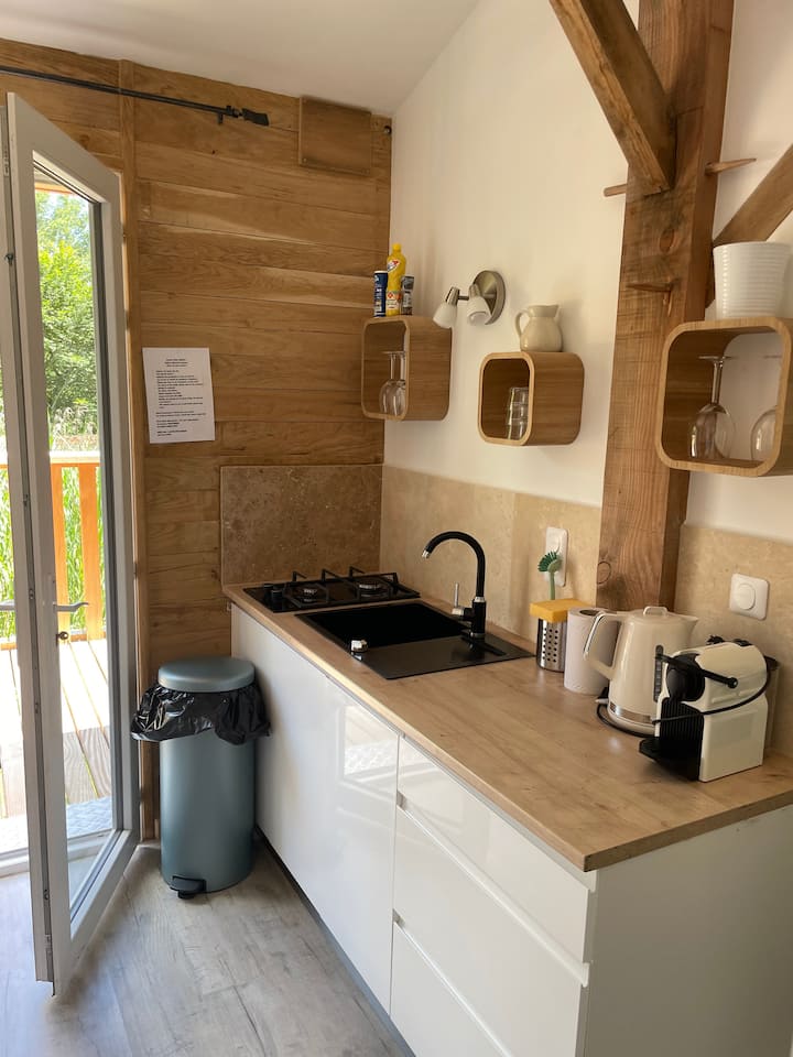 Chalet "Banane" Sur Domaine Au Bord De La Rivière - Aubeterre-sur-Dronne