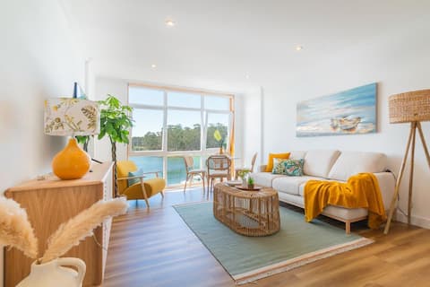 Fantastic duplex overlooking the Arousa estuary.