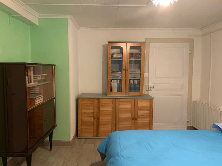 Dhomë gjumi e gjelbër