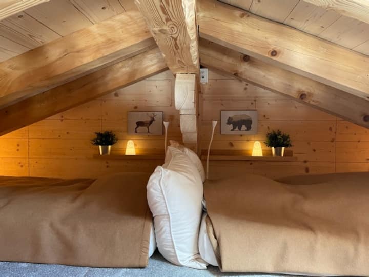 Lits enfants dans la mezzanine