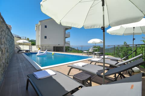Spacious Villa Andrea w/ Private Pool and Sea View