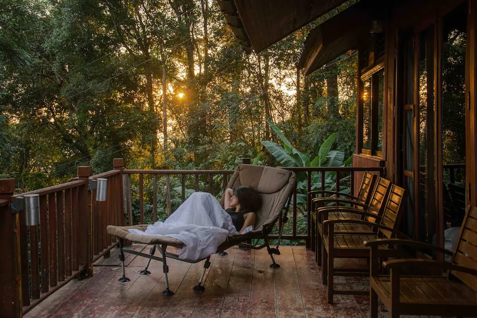 ChomView, two cabins on a tea plantation, Chiang Dao, Chiang Mai, Thailand, photo 1 of 10