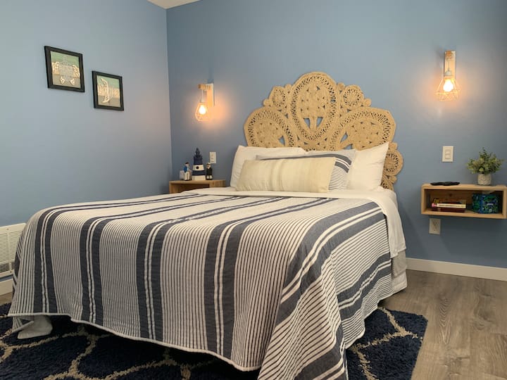 Our guests rave about our comfy beds! Memory foam mattresses, soft sheets and linens are on all the beds with extra sheets and blankets available in each room.