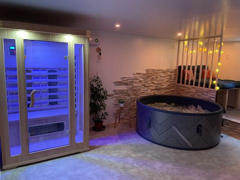 House with spa and private sauna