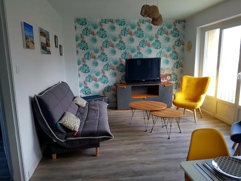 Airbnb performant: Bright apartment 200 m from the beach with balcony à Berck
