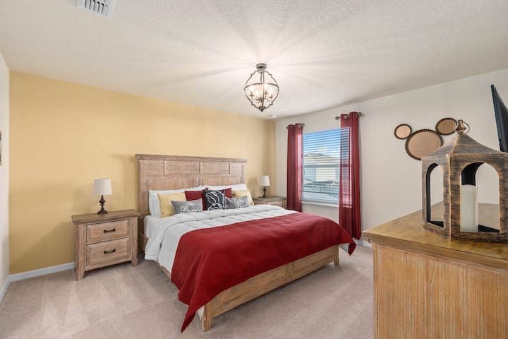 Hlavná spálňa krásy a zviera - na poschodí