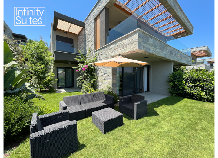 A scenic holiday in a residence in Bodrum Condominiums for Rent in