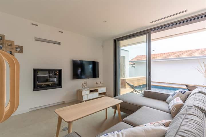 Villa D’architecte, Piscine Chauffée, à 200m Plage - Biscarrosse