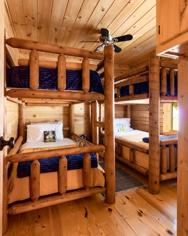 The bunk room can fit four!