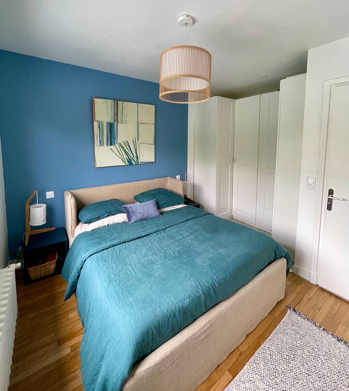 Habitación con cama doble (160 x 200).