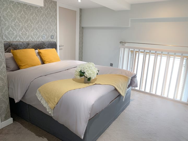 Bedroom 2 has a luxury king size bed with it’s own ensuite bathroom.