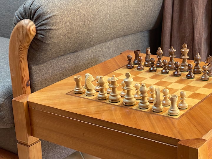 Want to play? There are numerous games and playing cards available. 