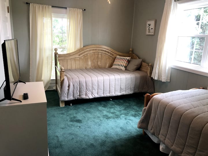 Upstairs bedroom #1 - 1 twin bed and 1 daybed with trundle