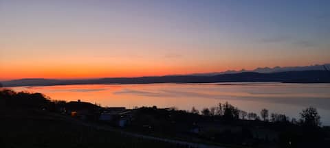 Studio with panoramic view