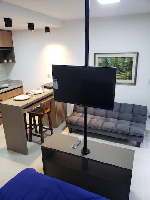Airbnb em destaque: Studio in the Center of JF Novíssimo. Charming! em Juiz De Fora