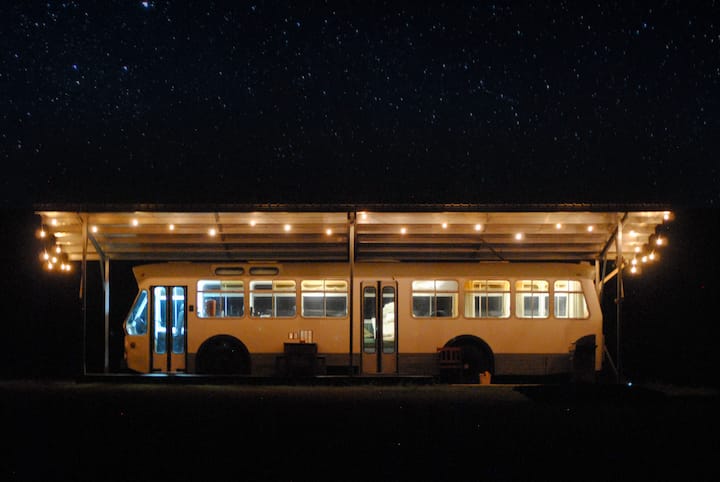 the coffee grounds bus; coffee camp, new south wales
