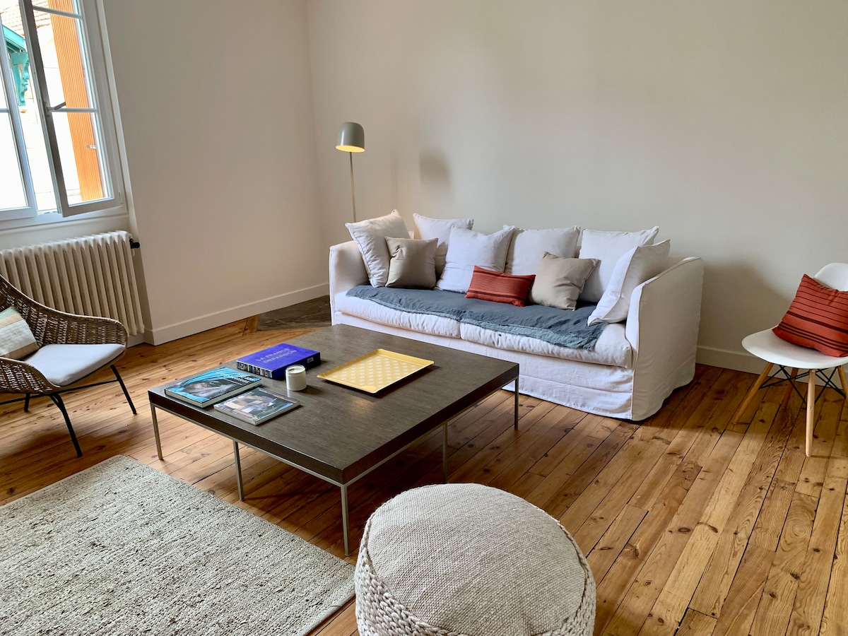 Top Airbnb: Biarritz: Lovely 3BR, 5 min walk to beach + center à Biarritz