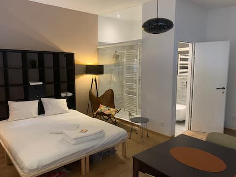 27m² studio no. 5 with fully equipped kitchen