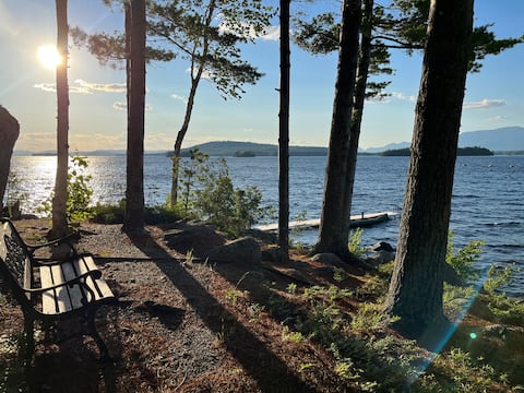 Waterfront Camp with Spectacular Katahdin View