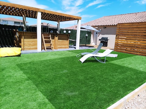 Villa dedicated to conviviality between families/friends