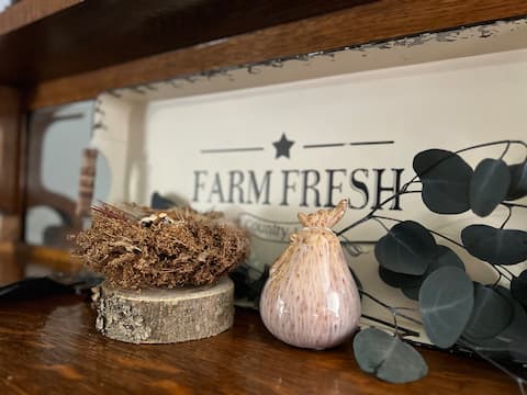 Cozy farm cottage at foot of Talimena Scenic Drive