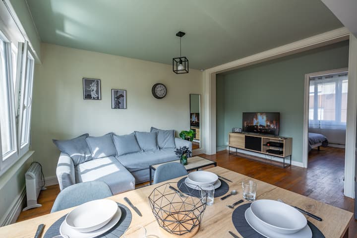 Grand T5 - 90 M²- 4 Ch/2 Sdb- Cœur De Valenciennes - Valenciennes
