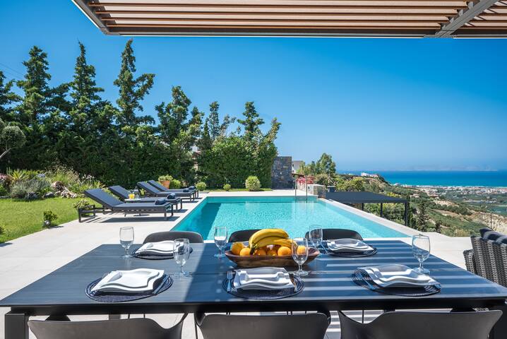 Luxury Hilltop Villa • Sea Views & Infinity Pool gallery image 2