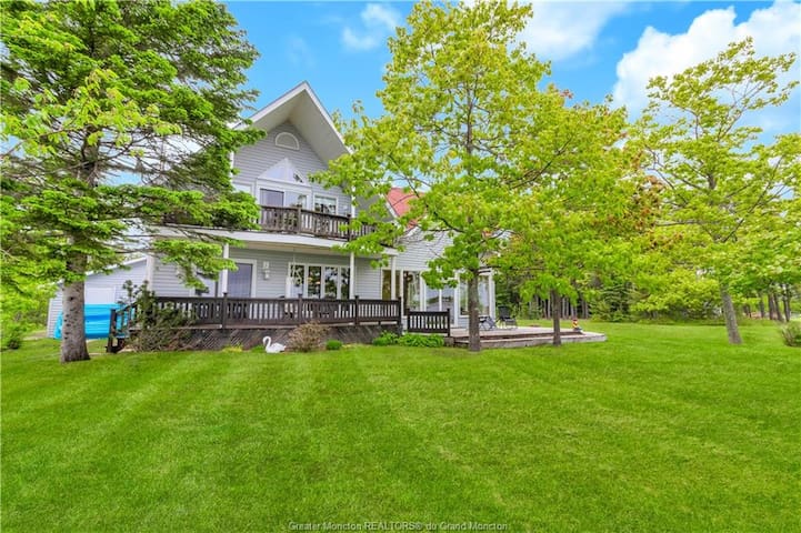 Family cottage on the beach