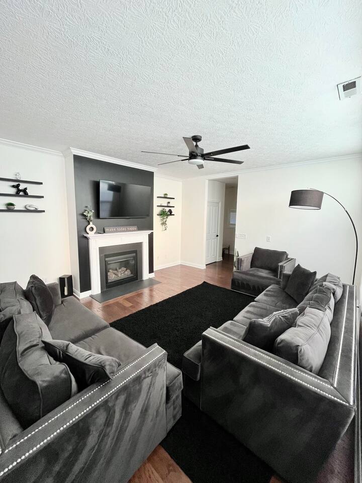 Limpie el hogar de 2 dormitorios con la chimenea interna - Airbnb