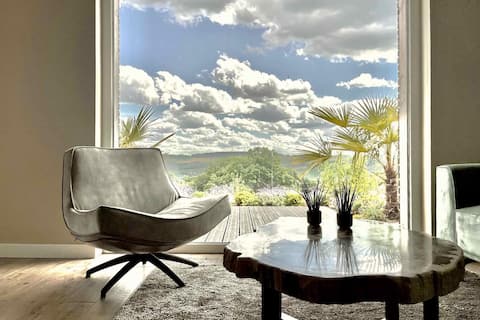 Top Airbnb: LuxApart Vista – private sauna (outdoor), panoview in Ahrweiler