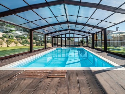 Brand new luxury with an indoor pool